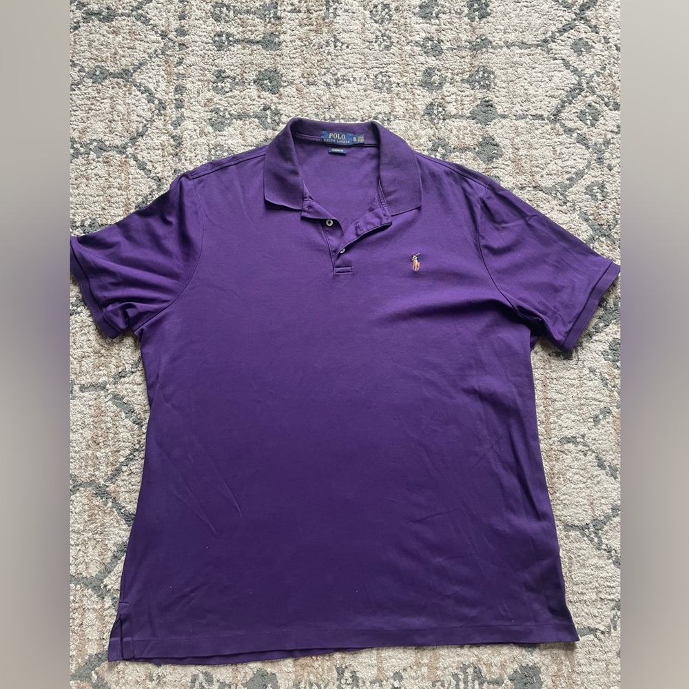Men’s XL Classic Fit Polo by Ralph Lauren Preppy Colourful Golf Casual Business